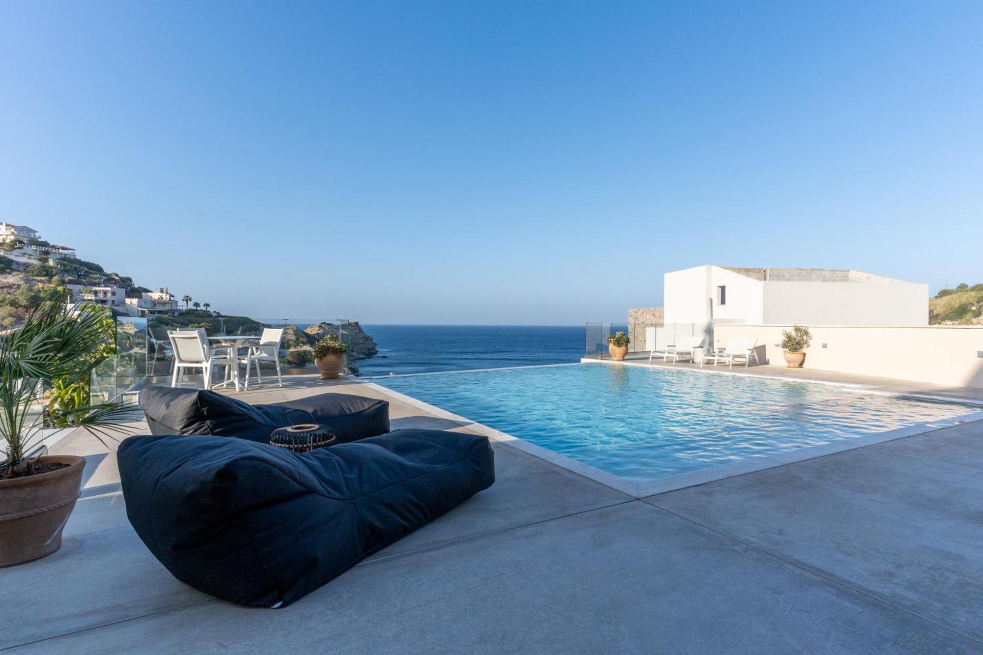 Amazing View Villa Aliki with infinity pool Ligaria  Zewnętrze zdjęcie