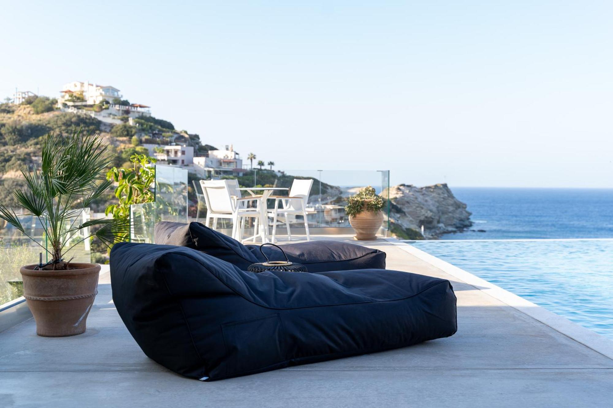 Amazing View Villa Aliki with infinity pool Ligaria  Zewnętrze zdjęcie